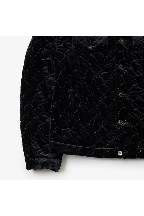 meagratia Velour quilting Blouson Style