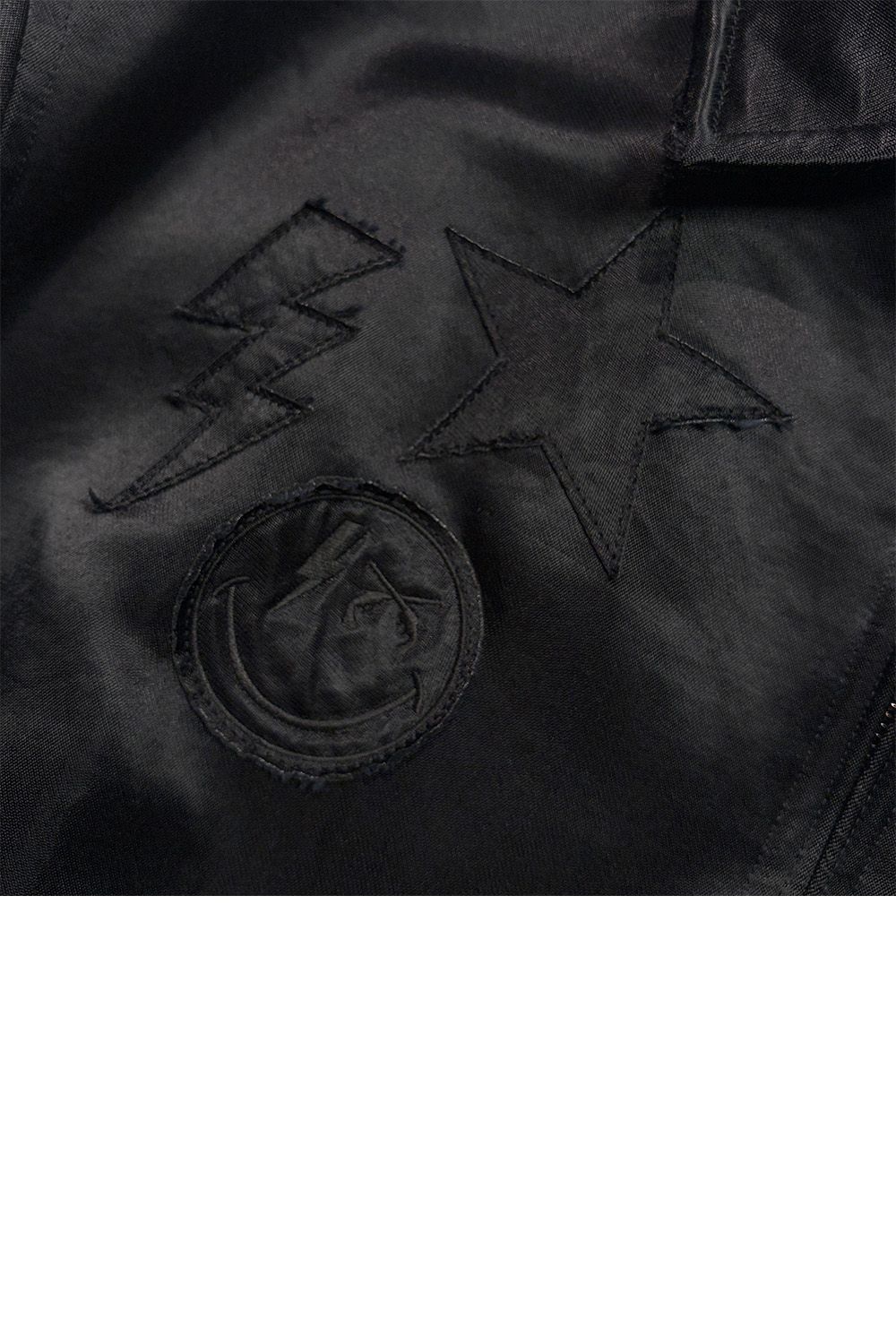 CO/NY JACKET/METAL / コットン ナイロン フライトジャケット メタルクロスガン