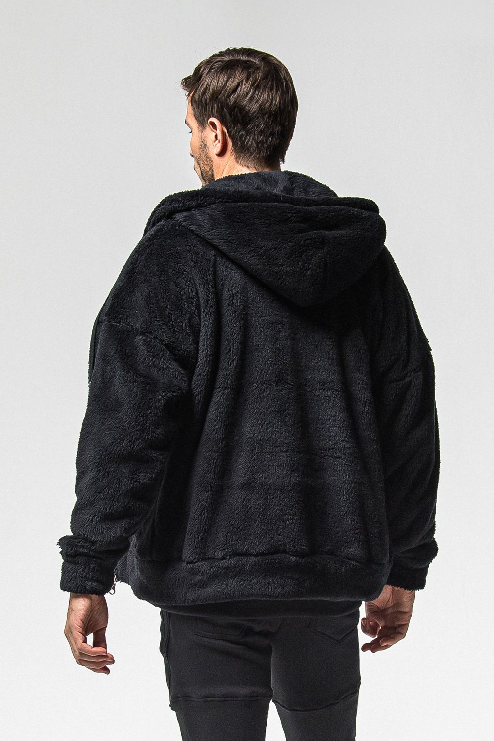 BOA ZIP LOOSE HOODIE / ボア ジップ ルーズ フーディ