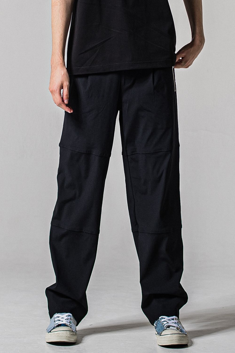 JOHNSON LINE NYLON WIDE PT / ジョンソン ナイロン ラインワイドパンツ