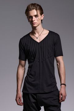 BEATENJIKU Cut Frill-T / ベア天竺 カットフリル Tシャツ