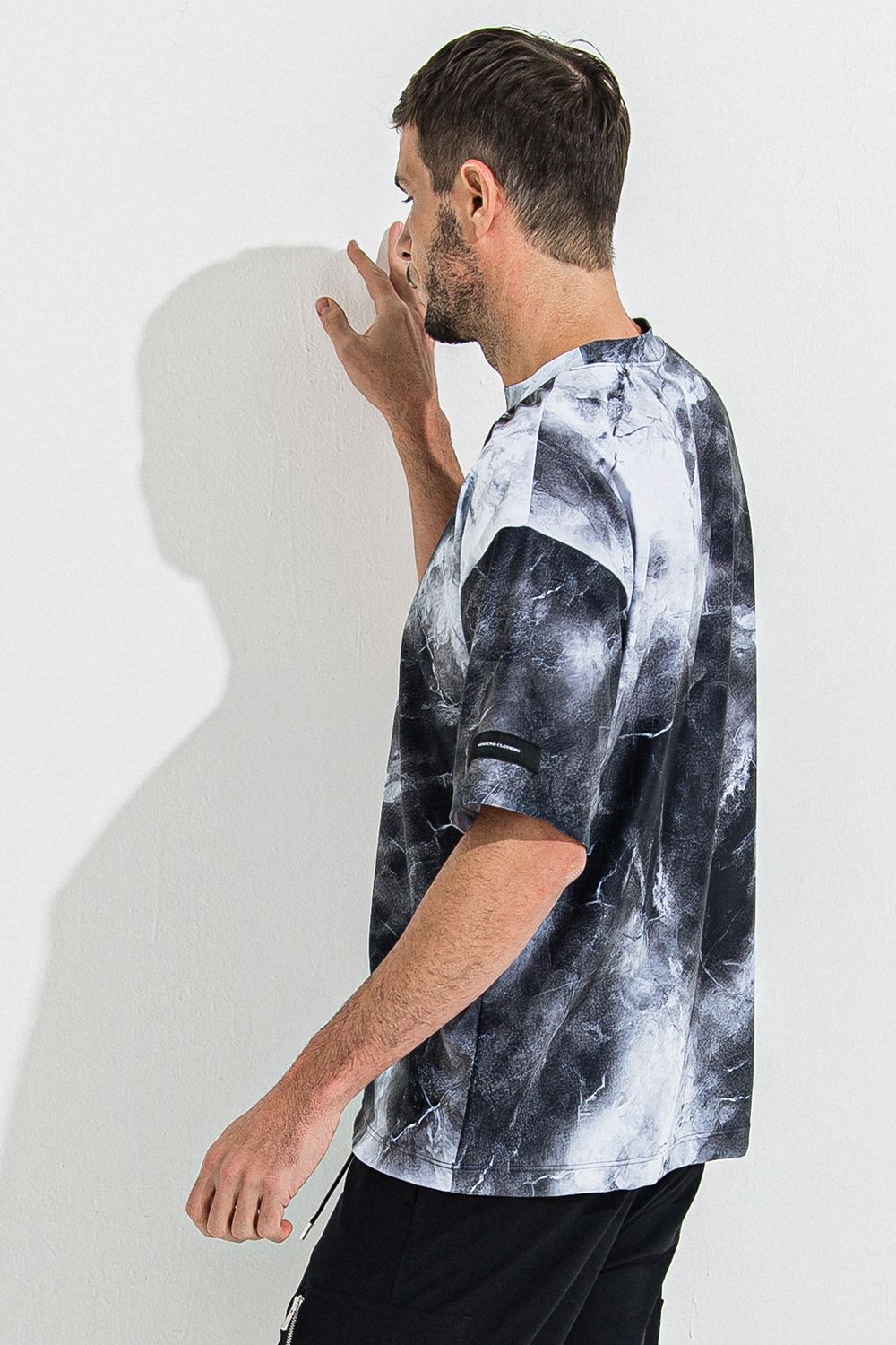 MARBLE RASH OVER T / マーブル オーバーサイズ ラッシュガード Tシャツ