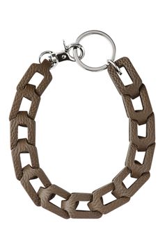 Hand STRAP Rectangle  / レクタングルチェーン レザーハンドストラップ｜エトープ