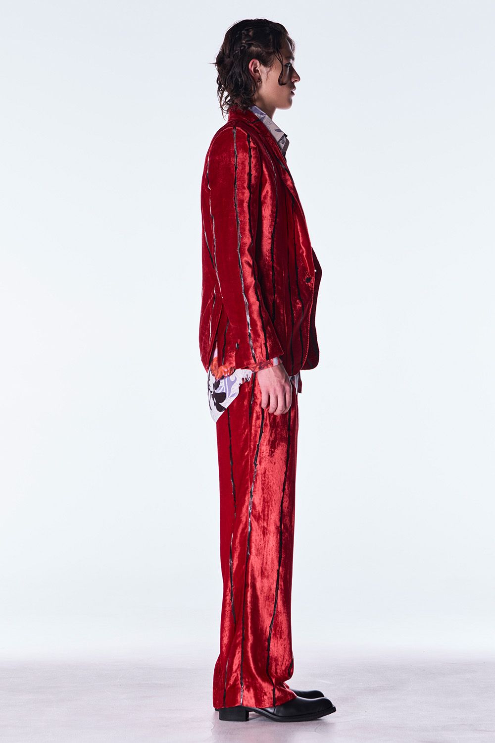 TOGE Velvet Wide Slacks / トゲ ベルベット ワイド スラックス