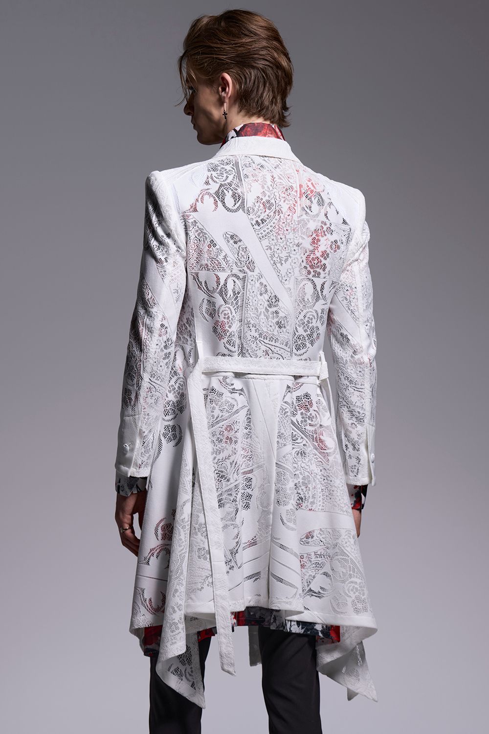 CROSS-Lace Flare Jacket / クロスレース フレアジャケット