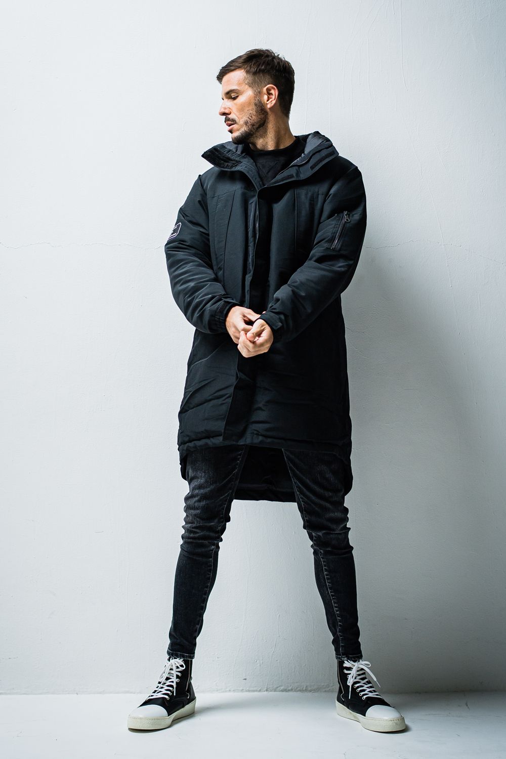 SUEDE JERSEY SOLID TRAINER / スエード ジャージ ソリッド トレーナー