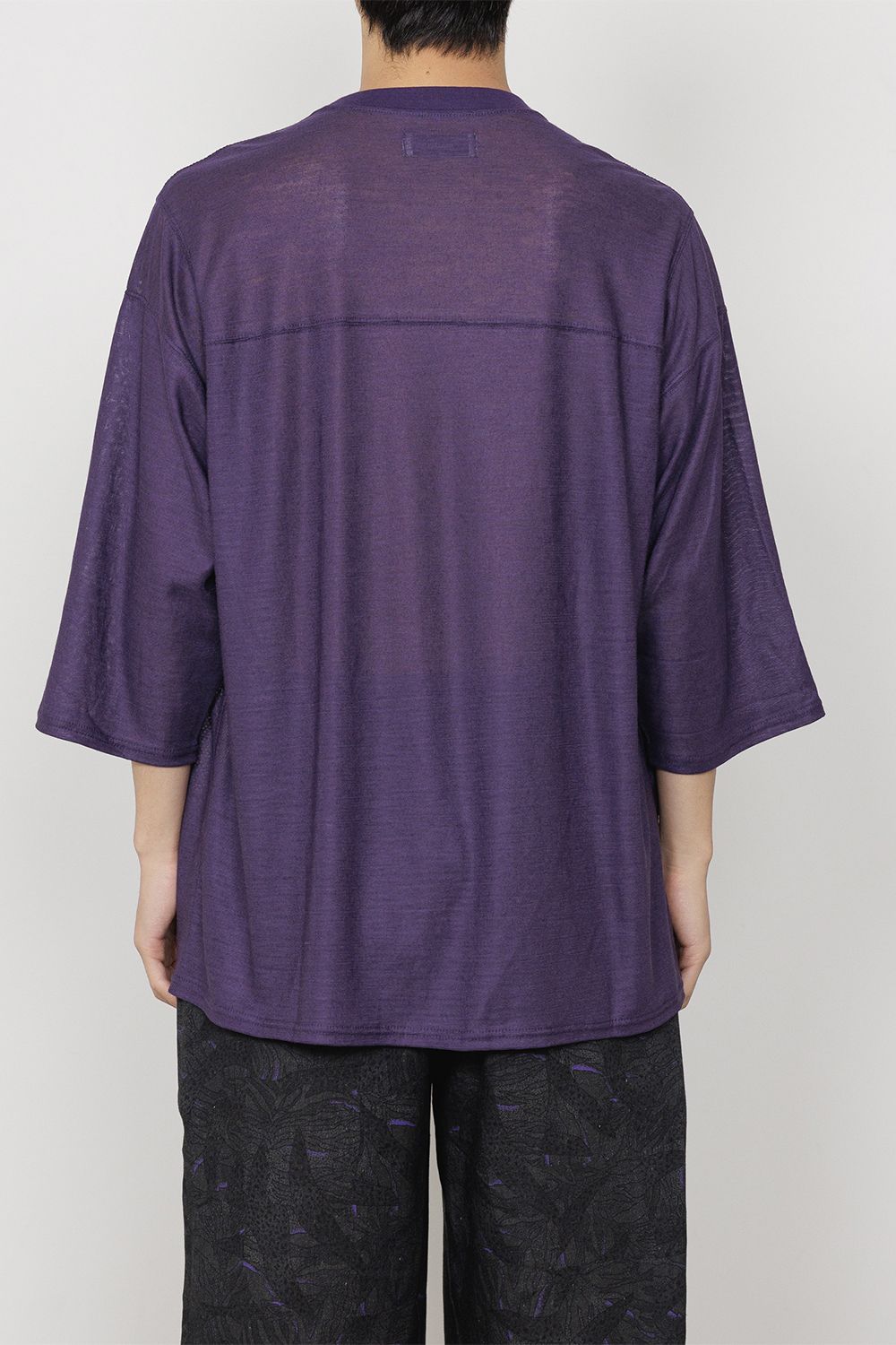 RAMIE KNIT BALL GAMES 3/4 SLEEVE TEE / ラミーニット ボールゲーム 3/4スリーブTシャツ