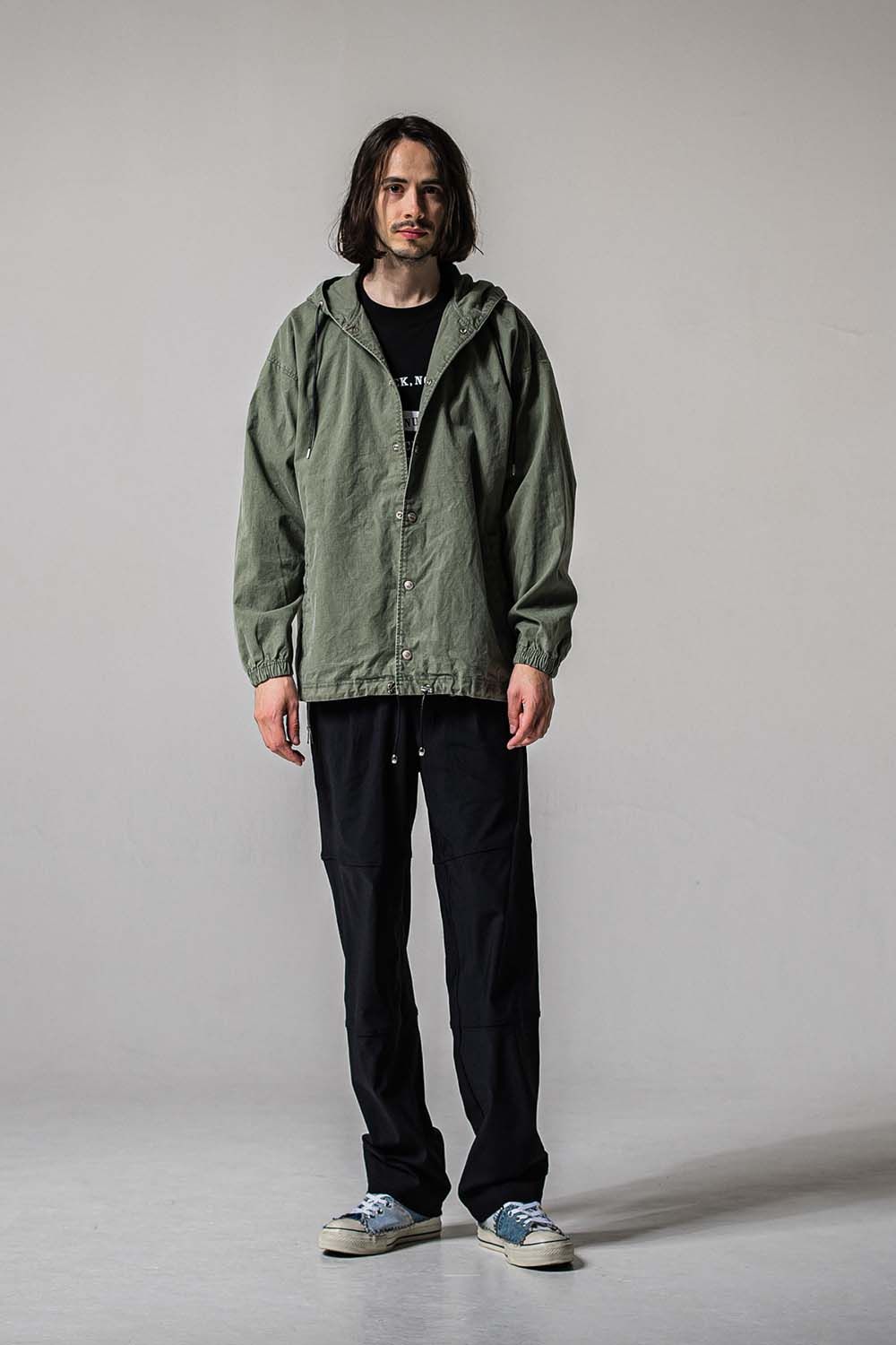 JOHNSON LINE NYLON WIDE PT / ジョンソン ナイロン ラインワイドパンツ