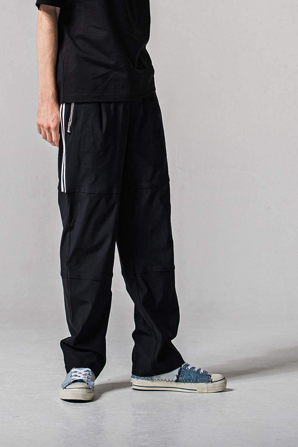 JOHNSON LINE NYLON WIDE PT / ジョンソン ナイロン ラインワイドパンツ