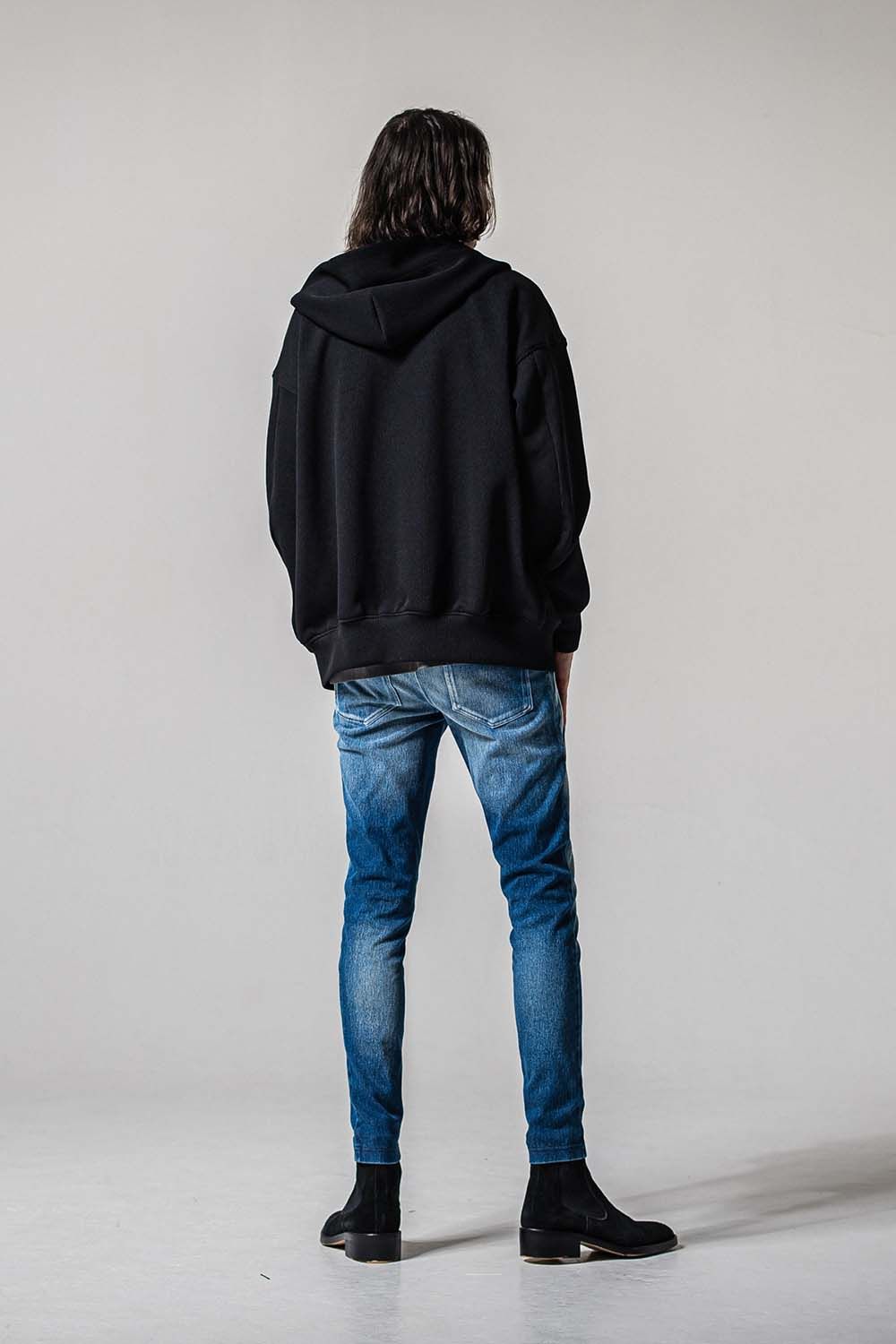 EX DENIM JERSEY EDGE PT / デニム ジャージ エッジ ラインパンツ