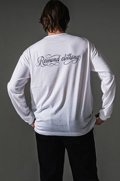 PIN ST RC OVER LONG SLEEVE TEE / ピンストライプ RC ロゴ  オーバー ロングスリーブ Tシャツ