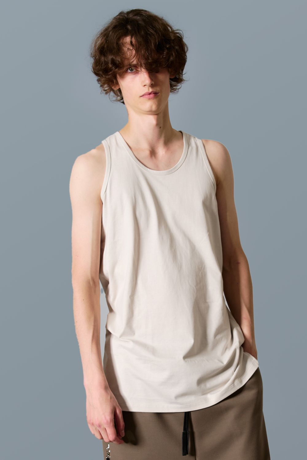 LOGO ZIP TEE × TANK TOP / ロゴジップ ティー × タンク トップ