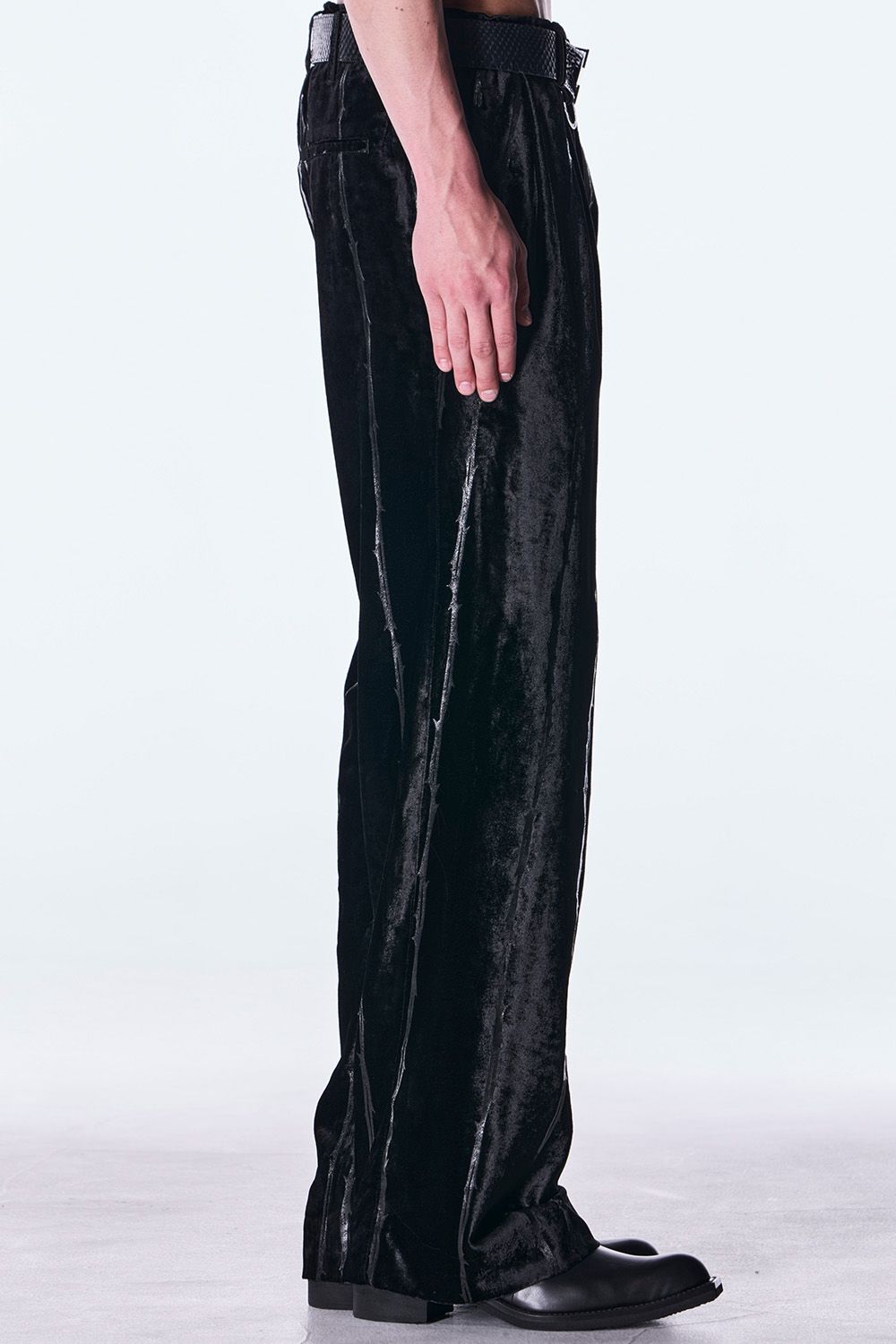 TOGE Velvet Wide Slacks / トゲ ベルベット ワイド スラックス