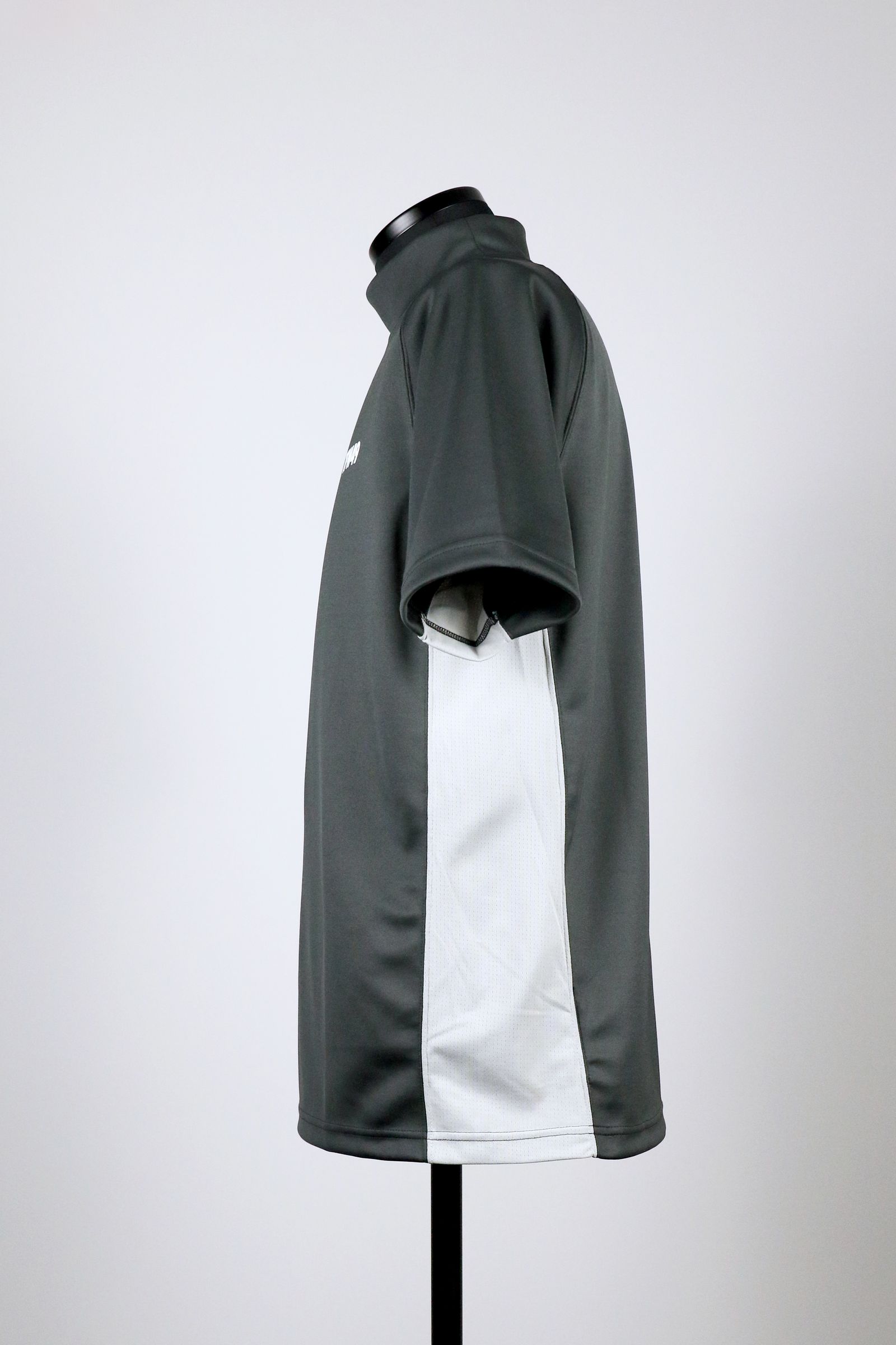 SIDE MESH MOCKNECK T / サイド メッシュ モックネック ティー