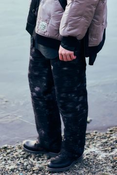 Flower jacquard trousers / フラワー ジャガード トラウザーズ