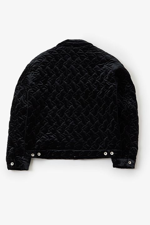 meagratia Velour quilting Blouson Style