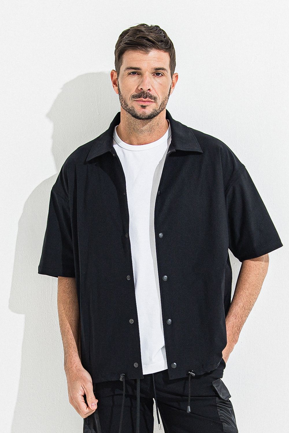 NYLON HALF COACH JACKET / ナイロン ハーフ コーチジャケット
