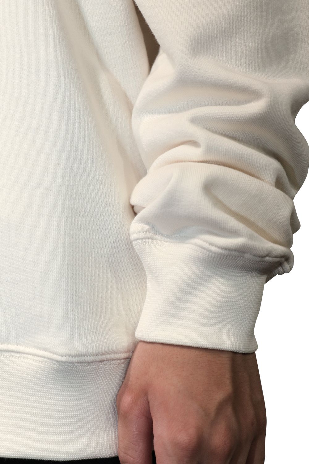 CREW NECK SWEATSHIRT With BRUSHSTROKE LOGO