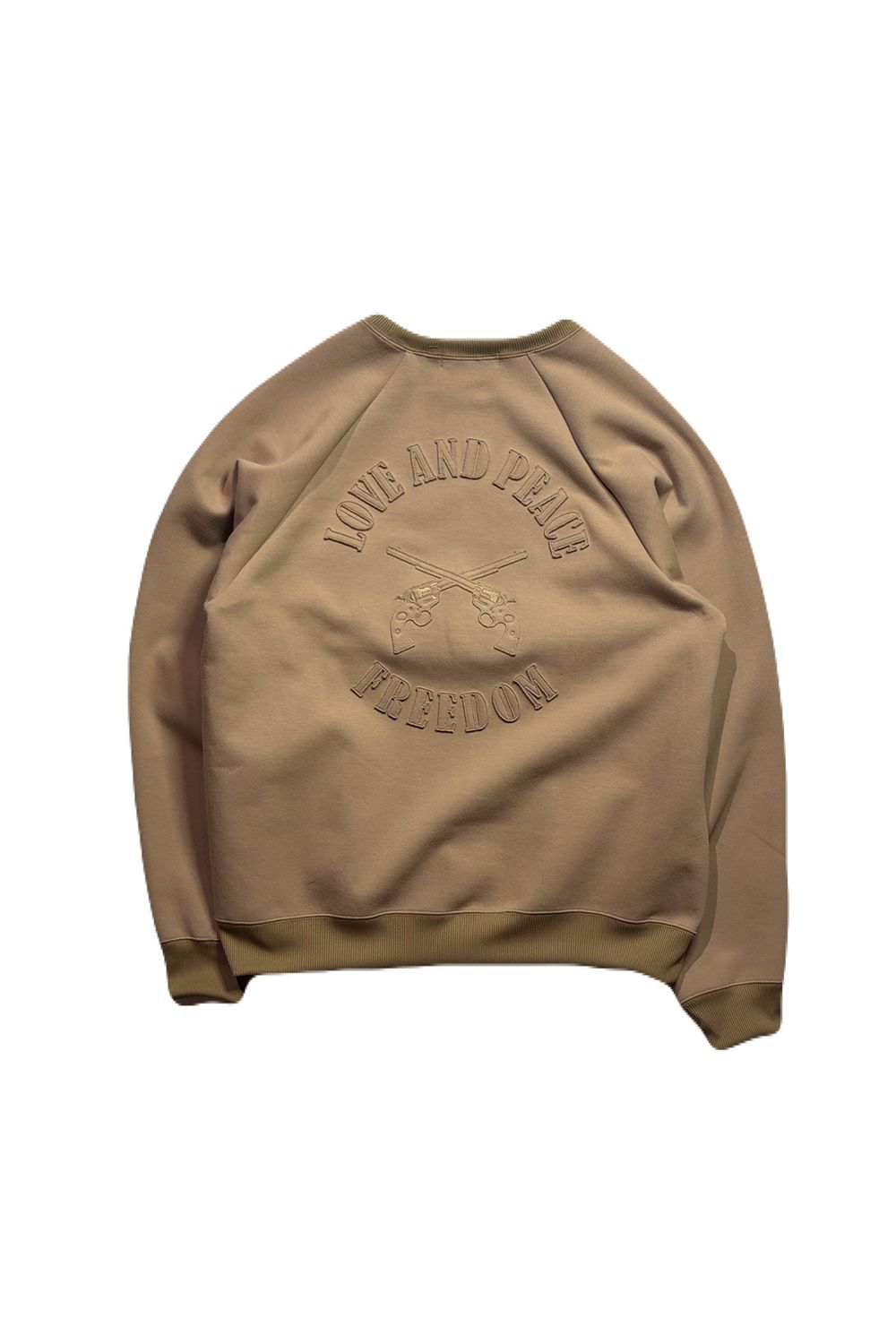 RAZORCUT EMB SWEAT / レザーカット エンブロイダリー スウェット