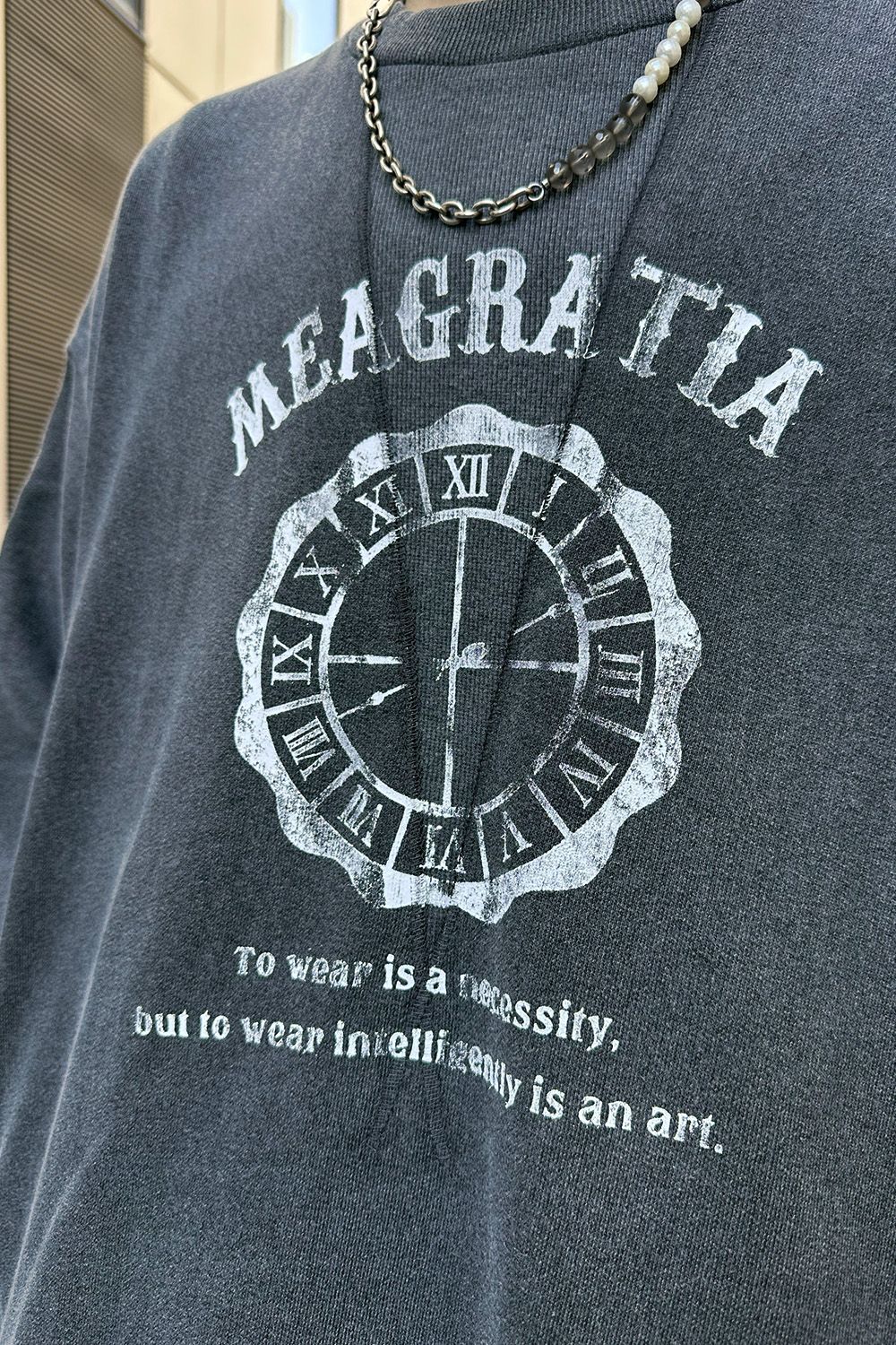 meagratia Vintage printed sweat P/O Style