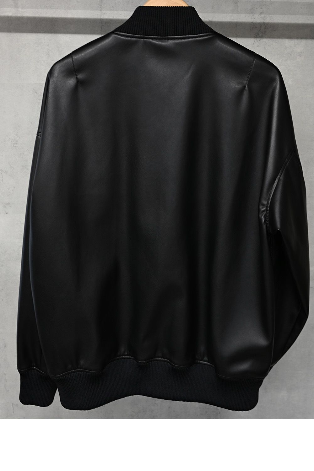 LEATHER VARSITY JACKET / レザー バーシティ ジャケット