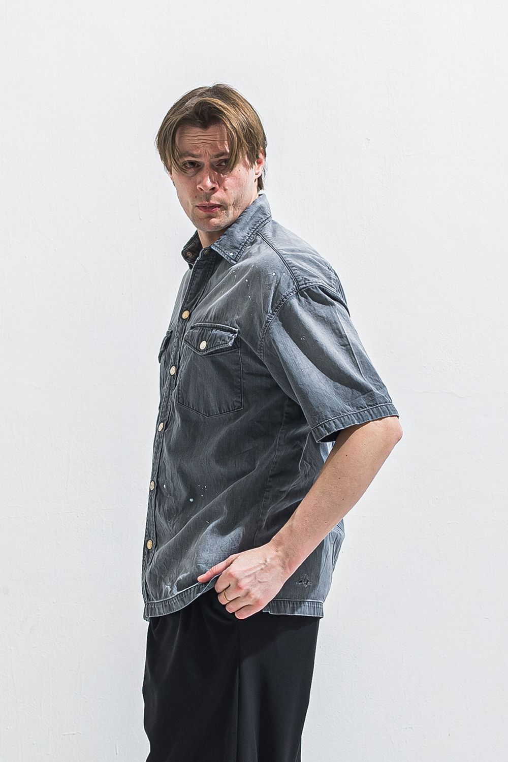 HALF DENIM SHIRTS / ハーフ デニム シャツ