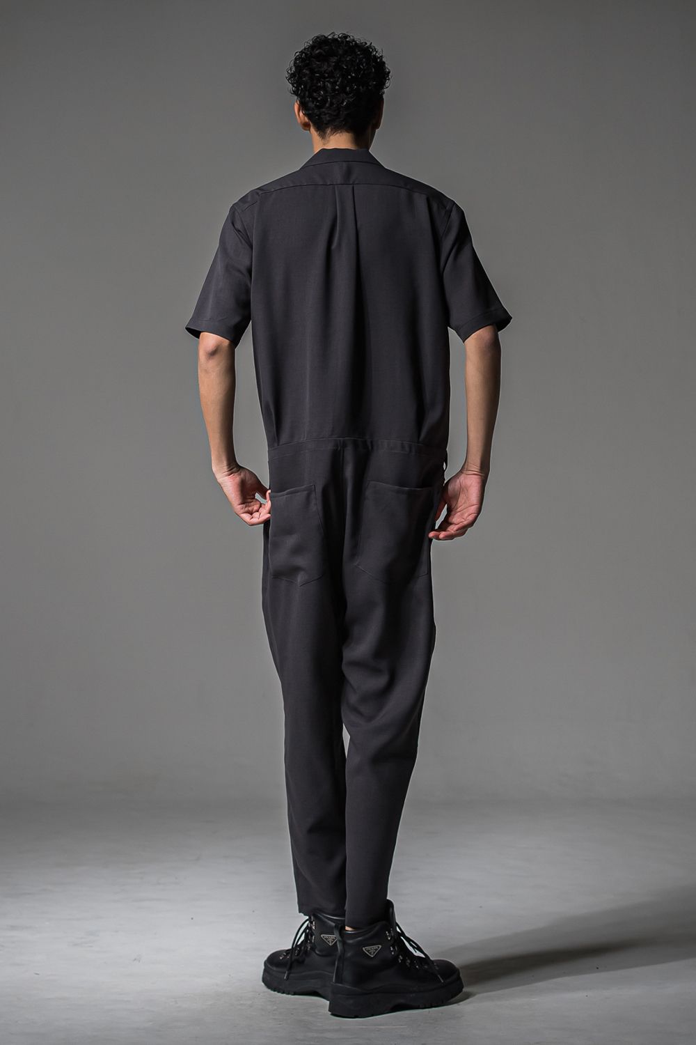 rage twill half all in one / 半袖シャツオールインワン