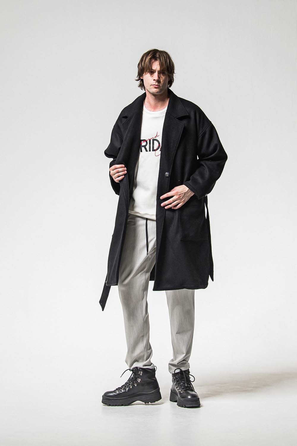 GOWN OVER COAT / オーバーサイズ ガウン コート