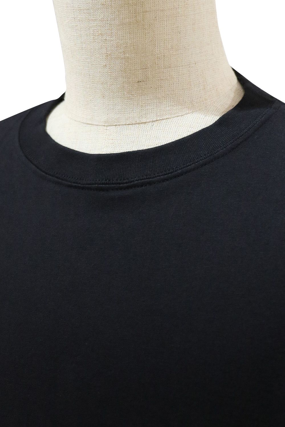 40/2 ORGANIC COTTON KNIT LAYERED TEE L/S / オーガニックコットン26G天竺 レイヤード Tシャツ