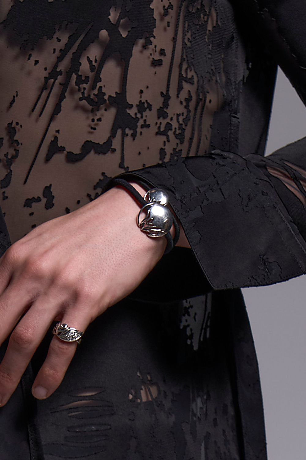 Silver925 25mm Conch Hair Gomme