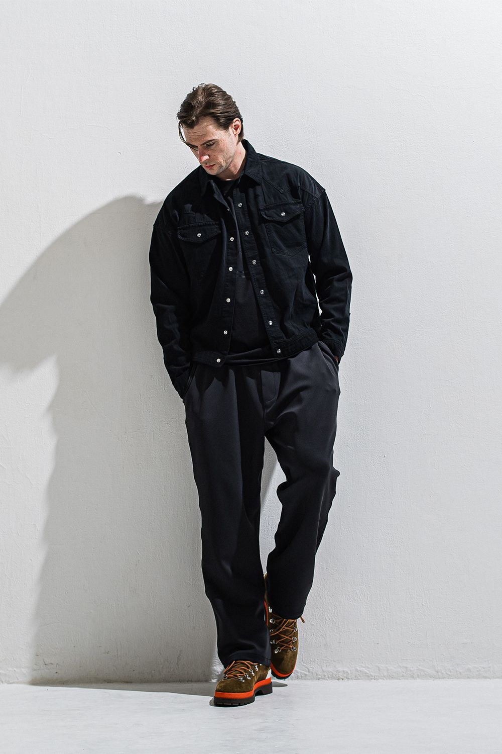 Emilio DB WIDE PANTS / スラックス ワイドイージーパンツ