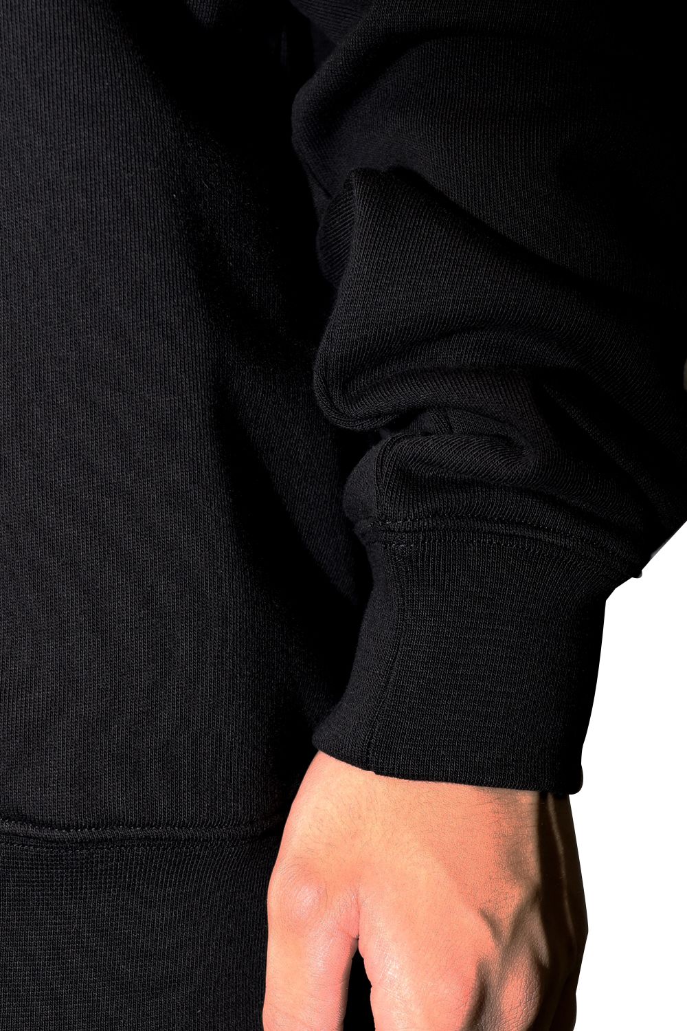 CREW NECK SWEATSHIRT With BRUSHSTROKE LOGO