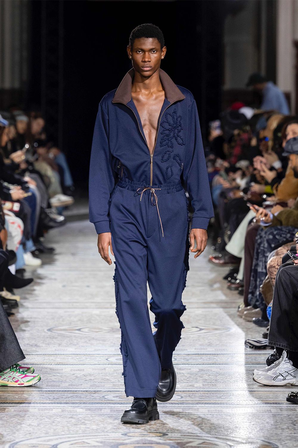 Tape embroidery track JKT / テープ エンブロイダリー トラック ジャケット