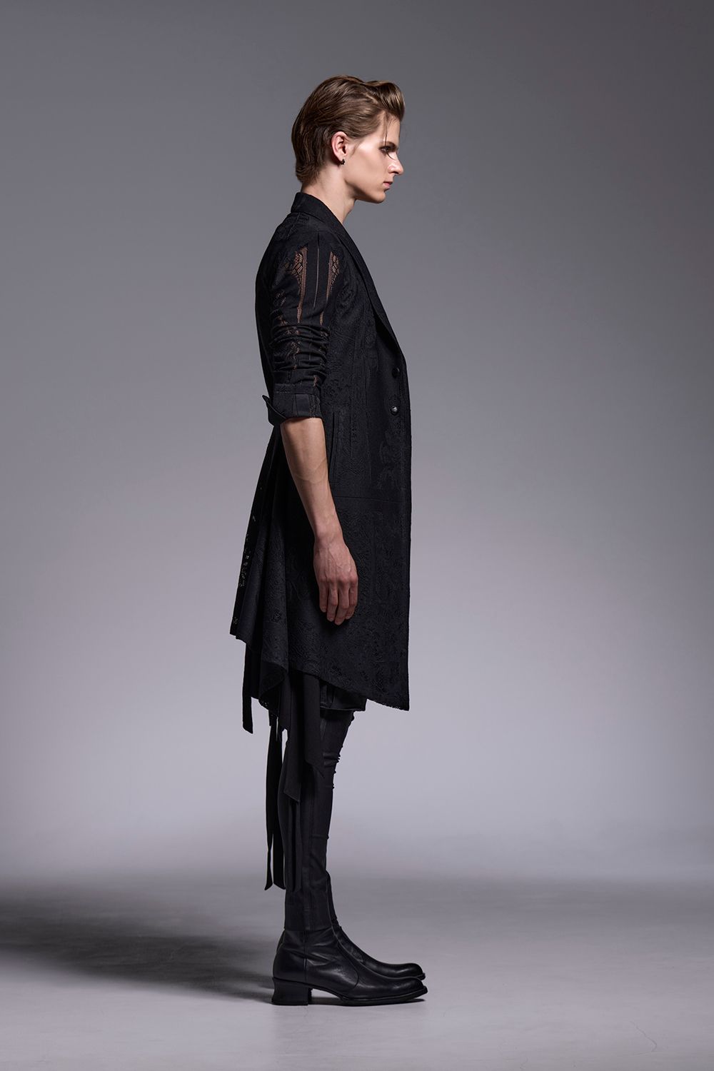 CROSS-Lace Flare Jacket / クロスレース フレアジャケット