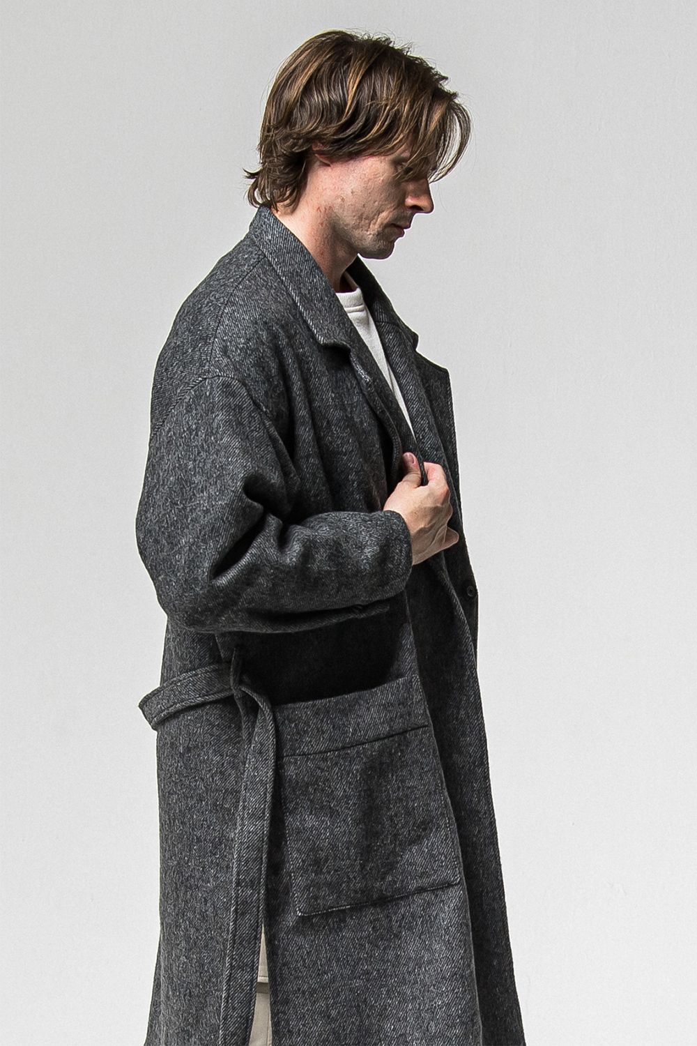 GOWN OVER COAT / オーバーサイズ ガウン コート