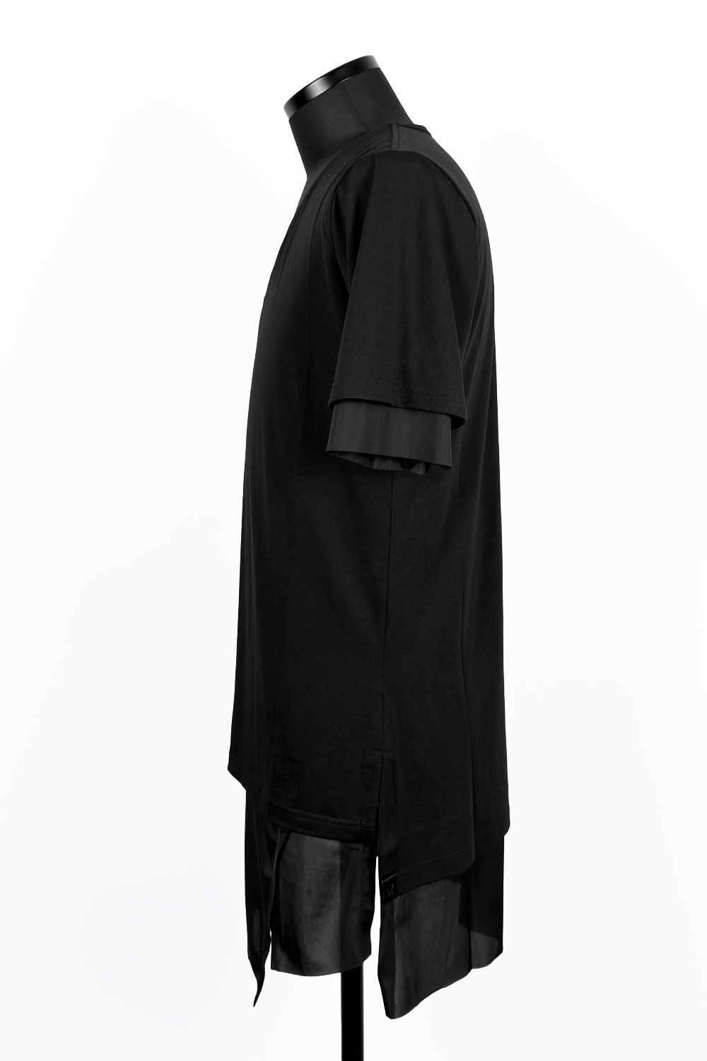 BEA-TENJIKU Slit Hem Layered T-Shirt / ベア天竺 スリットヘムレイヤードTシャツ
