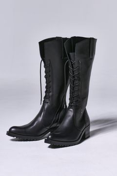 Lace Up Long Boots / レースアップロングブーツ