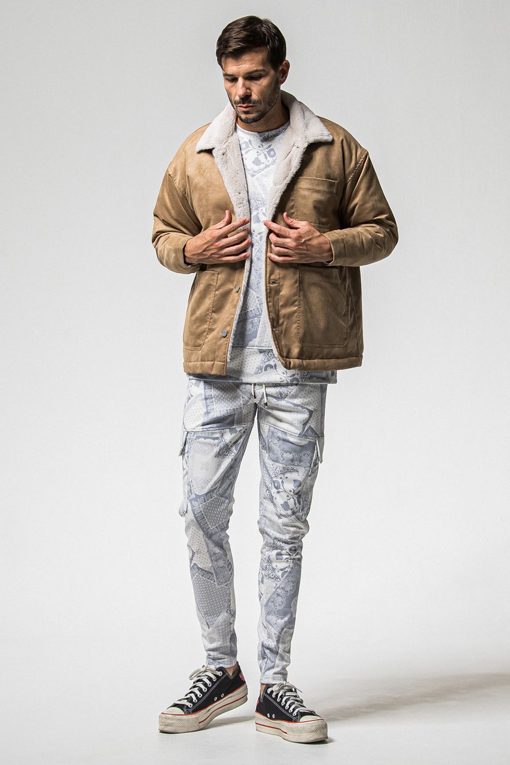 SUEDE FUR COVER ALL / スウェード ファー カバーオール