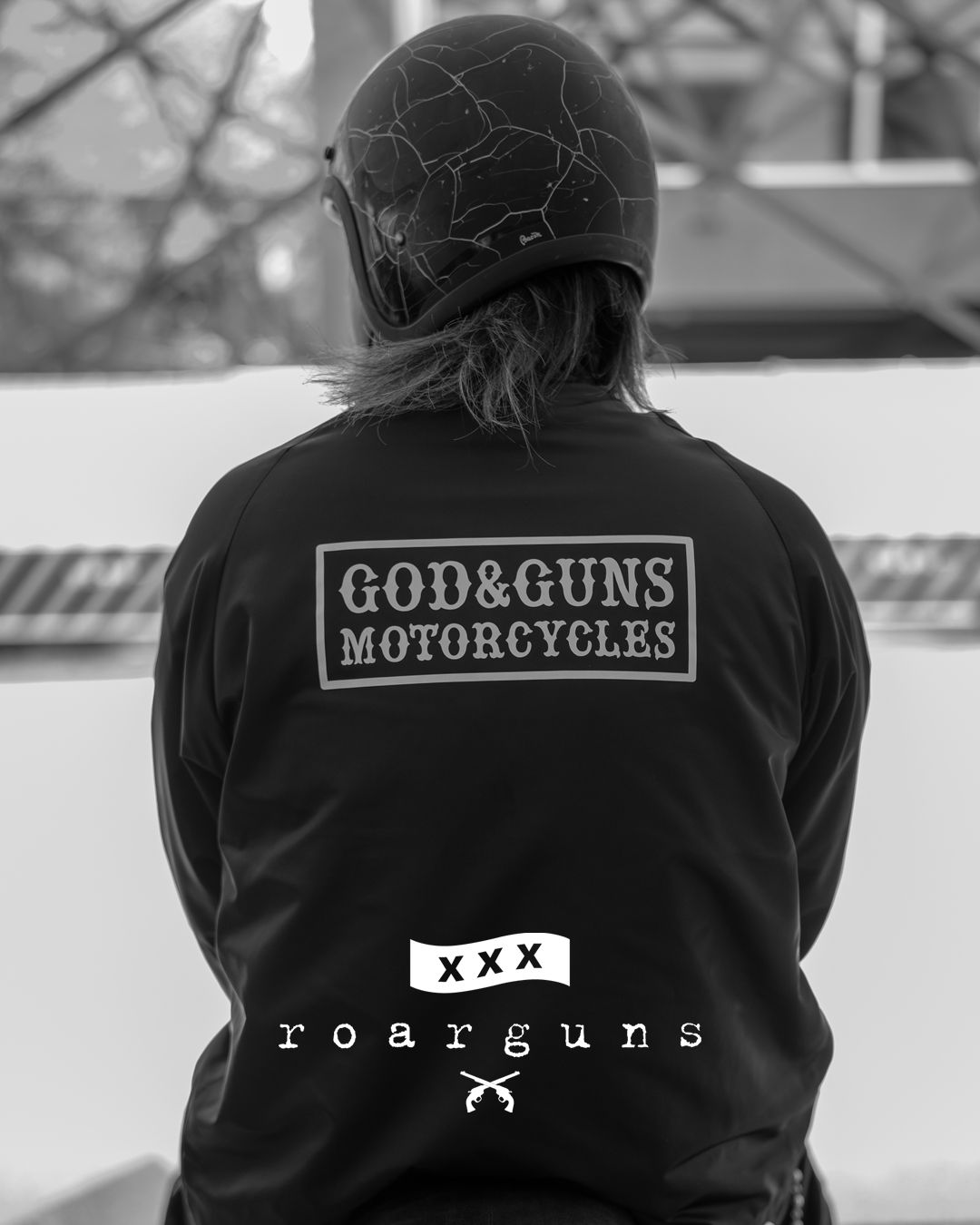 GOD SELECTION XXX × roarguns SQUARE LOGO COACH JACKET / ゴッドセレクション ロアーガンズ コラボレーション コーチジャケット