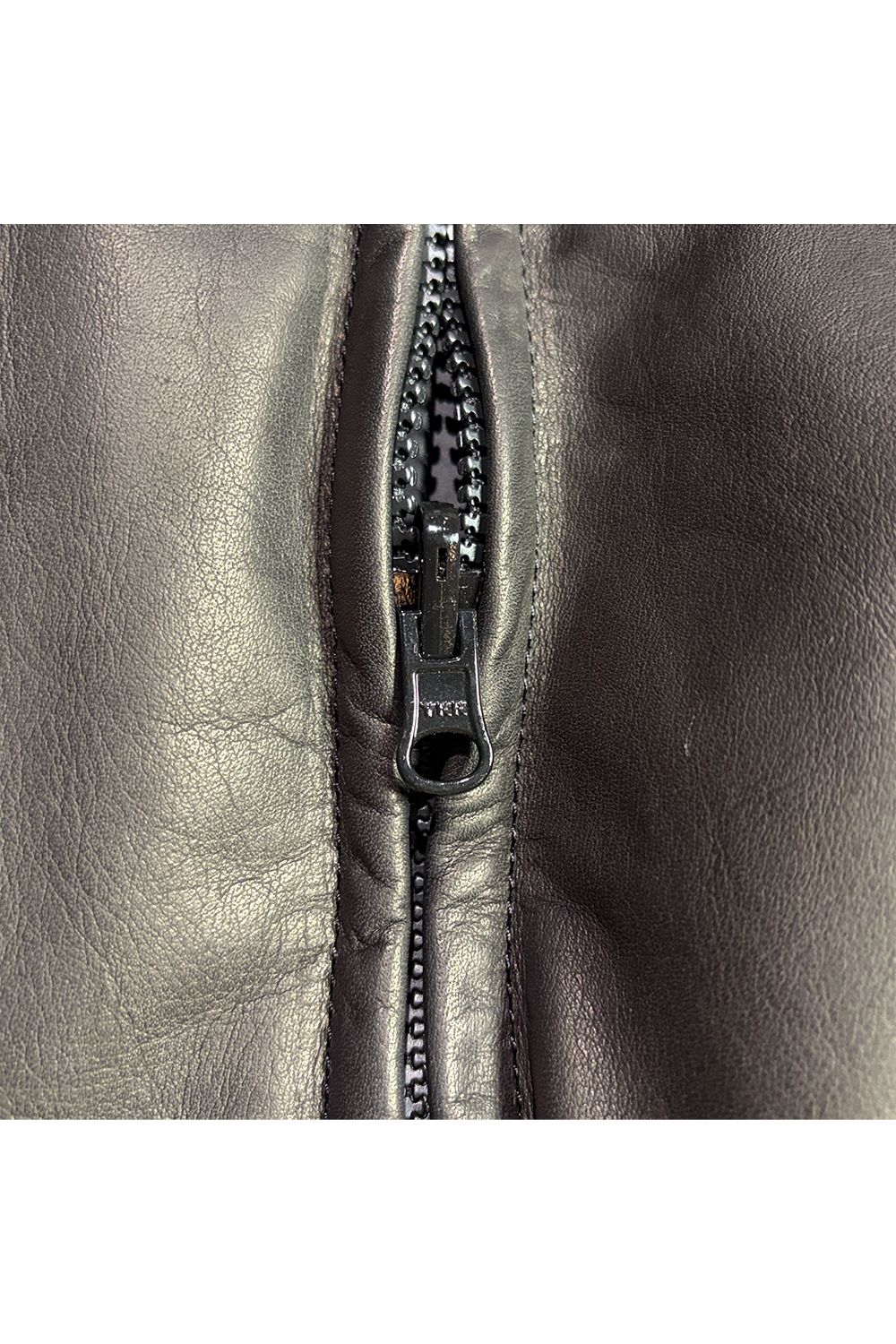 COW LEATHER ZIP JKT / カウレザー ジップ ジャケット スタンドカラージャケット