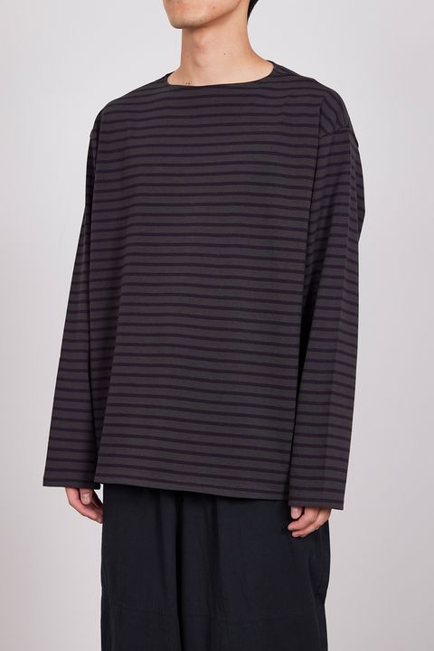 30//1 ORGANIC COTTON KNIT NEW BASQUE SHIRT / オーガニックコットン 度詰め天竺 ニュー バスクシャツ