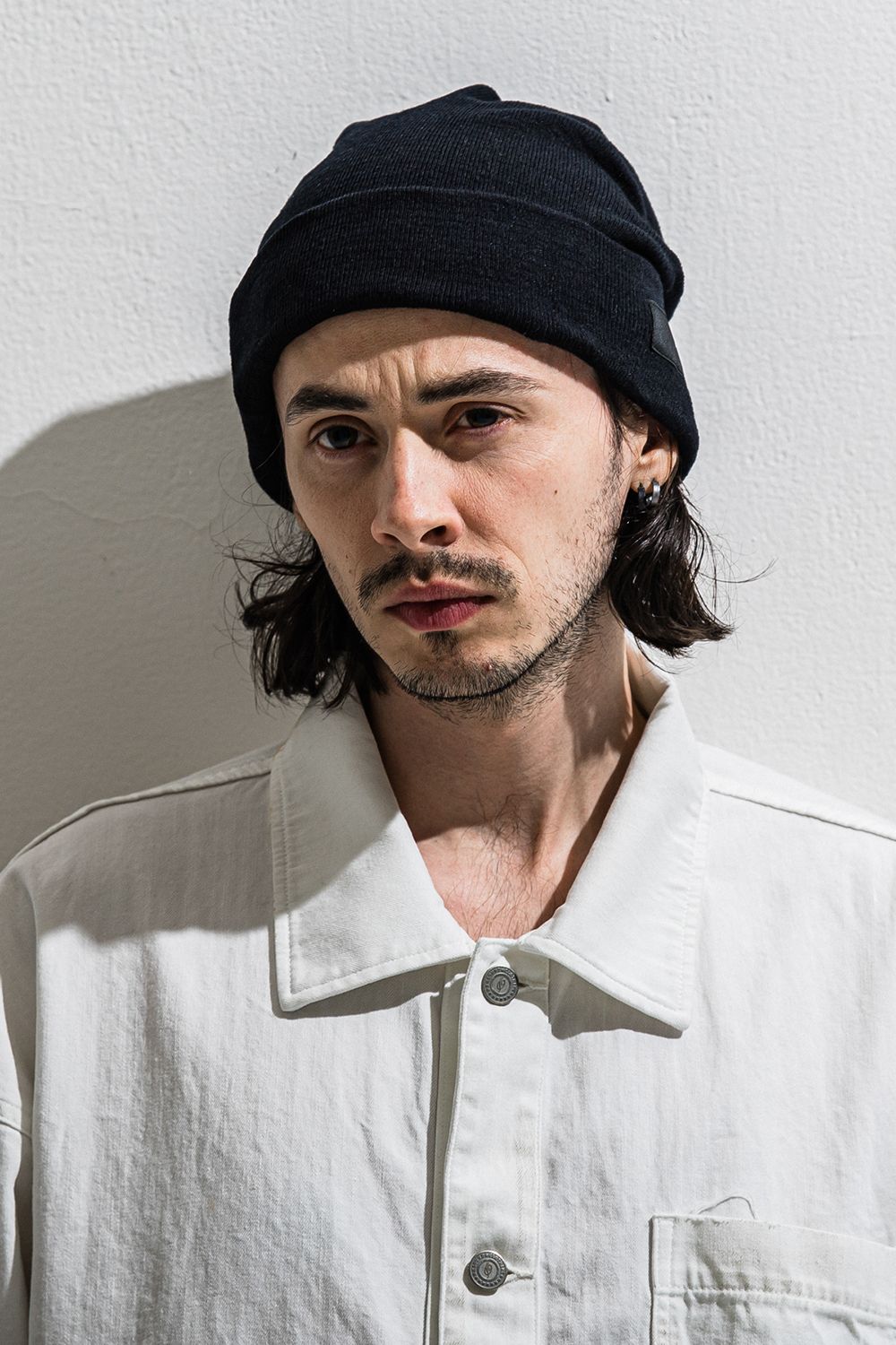 LINE KNIT CAP / リネン ニットキャップ