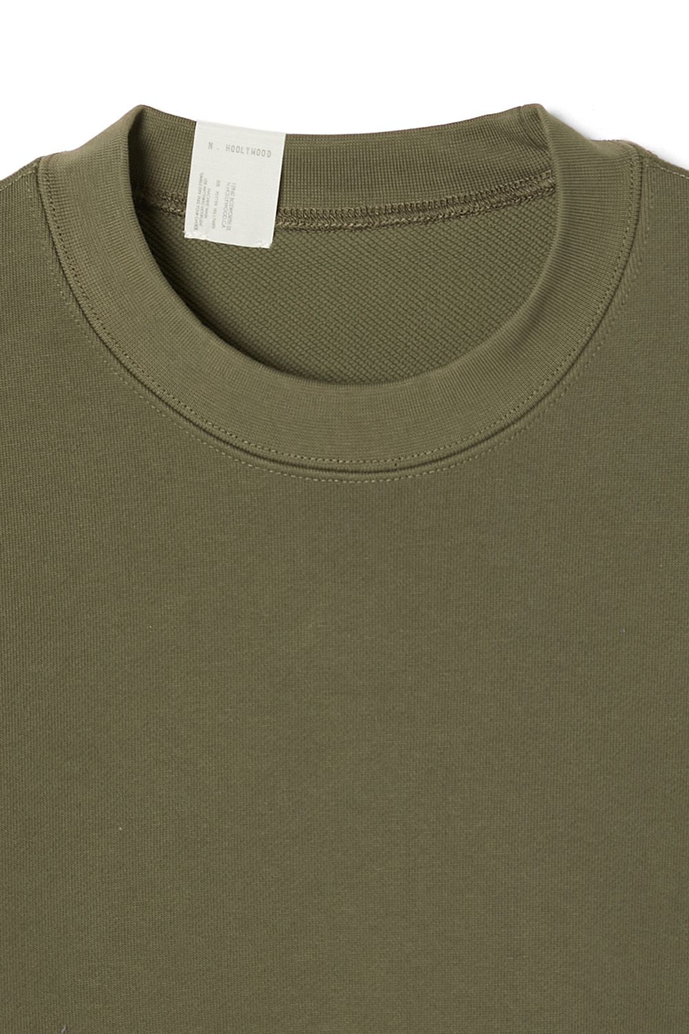 N.HOOLYWOOD TEST PRODUCT EXCHANGE SERVICE CREWNECK SWEATSHIRT  / エヌハリウッド テストプロダクトエクスチェンジサービス クルーネックスウェットシャツ