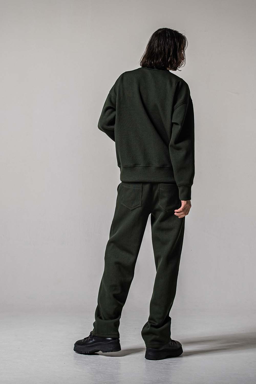 AZE WIDE TUCK PANTS / 畔編み ワイドタックパンツ
