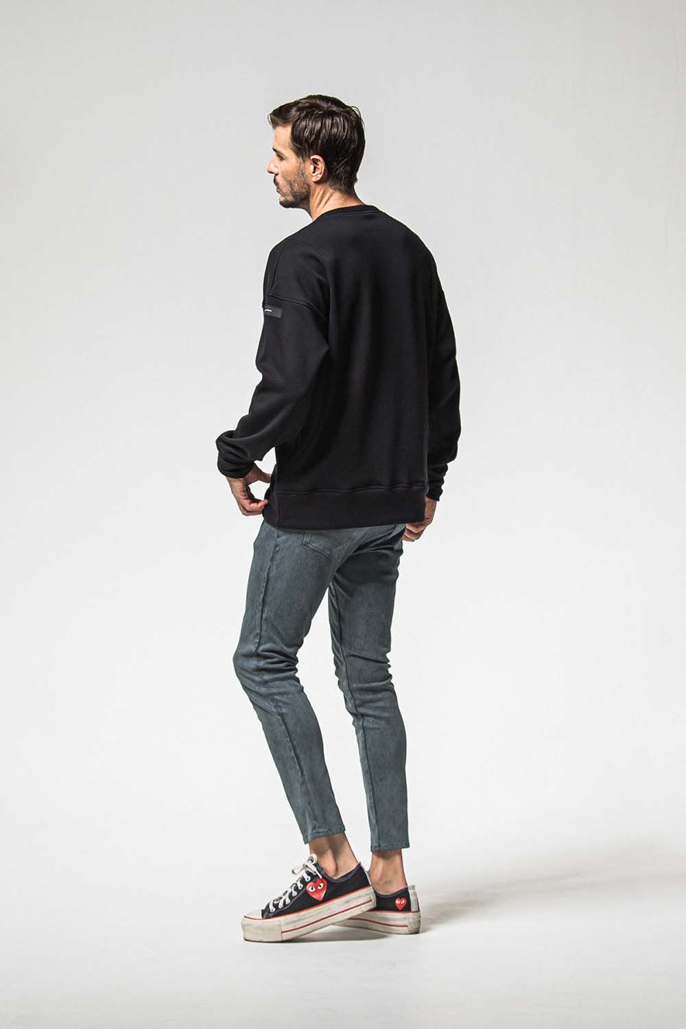 FRIDAY OLD LOGO VELOURS FLEECE TRAINER / フライデー オールドロゴ ベロア フリース トレーナー