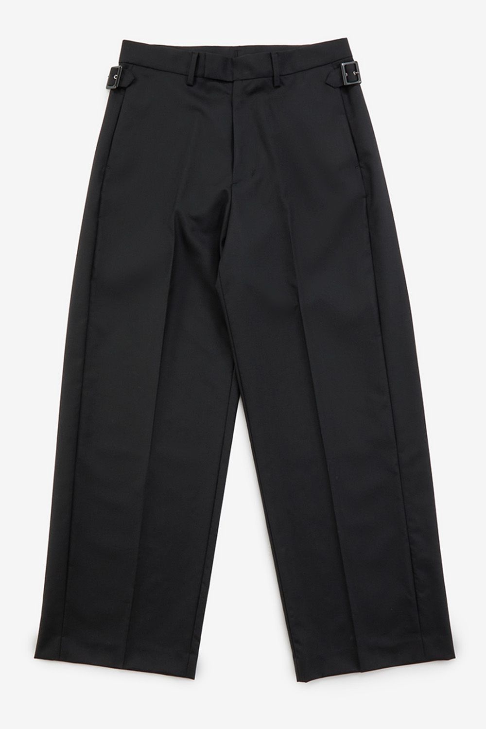 Tropical wool side buckle slacks / トロピカルウール サイドバックル スラックス