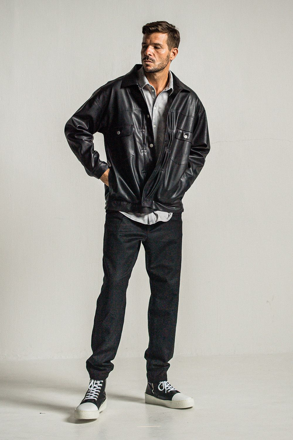 RESOUND CLOTHING - LEATHER OVER 2ND G / レザー オーバー 2ND