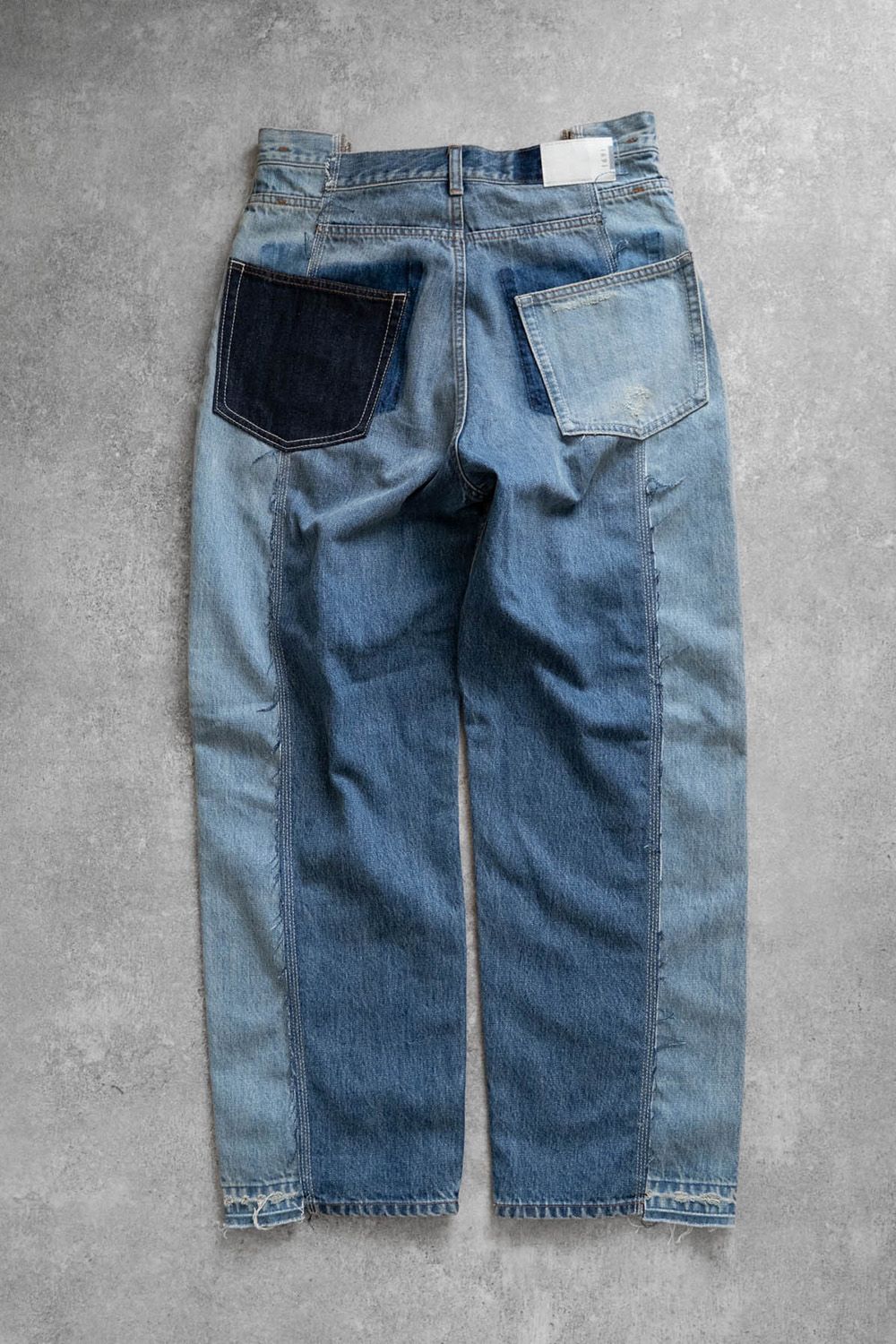 CENTER SEAM LOOSE FIT / センターシーム ルーズ フィット リメイク デニム