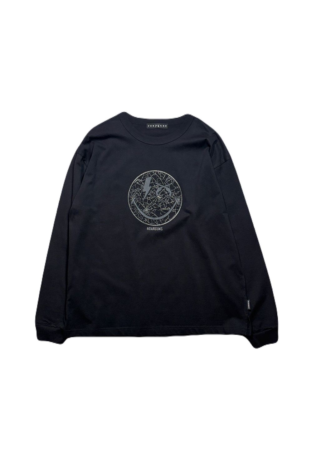 ORG/CO L/S T SMILE / オーガニックコットン スマイルプリント ロングスリーブ Tシャツ