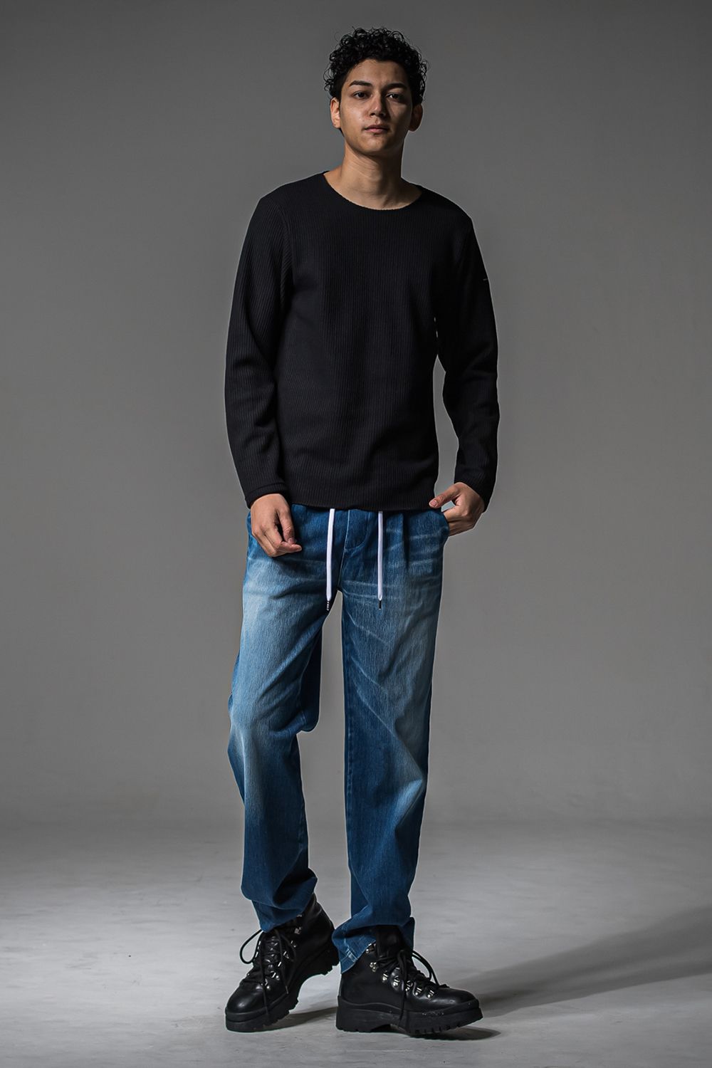 CUTOFF RAIL LONG SLEEVE / カットオフ ロングスリーブ